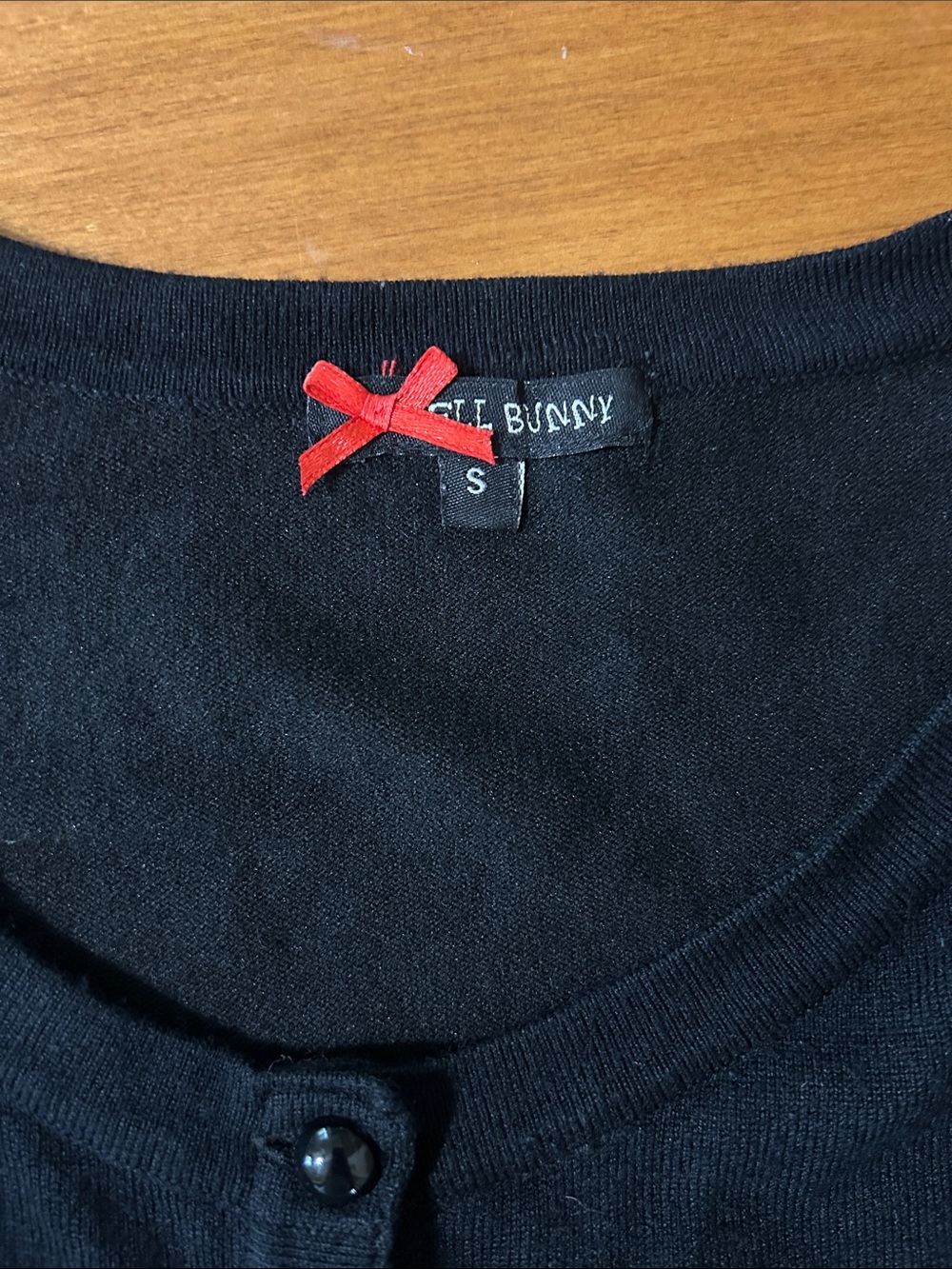 Hell Bunny - Wendi Cardigan with Short Sleeves in Black - Picture 4 of 7